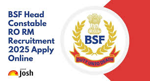BSF HC RO/RM Recruitment 2025: Apply for 1121 Posts