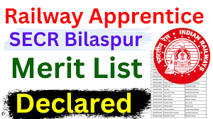 Railway SECR Bilaspur Apprentice Provisional Merit List Download Now