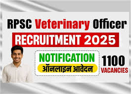 RPSC Veterinary Officer Recruitment 2025 – Apply Online Now