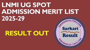 LNMU UG Spot Admission Merit List 2025-29 Download Now
