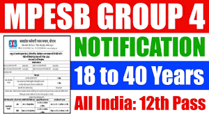 MPESB Group 4 Recruitment 2025 Notification Out Apply Now