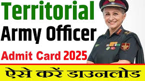 Territorial Army Officer Admit Card 2025 Out Download Now
