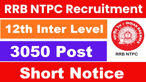 RRB NTPC 12th Level Recruitment 2025 Apply Now