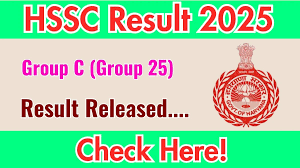 HSSC Group C (Group 25) Candidates 2nd List Download Now