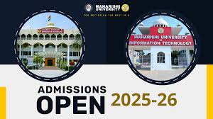Maharishi University MUIT 2025 UG / PG / Diploma Courses Apply Now