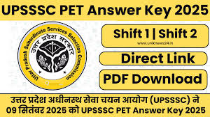 UPSSSC Enforcement Constable Answer Key Download 2025 OUT