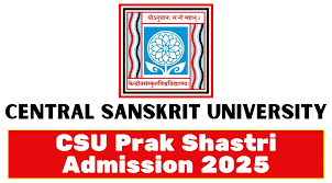 Admissions – CENTRAL SANSKRIT UNIVERSITY Apply Now