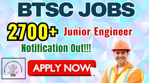 BTSC Bihar JE Notification 2025 Out for 2747 Vacancies Apply Now